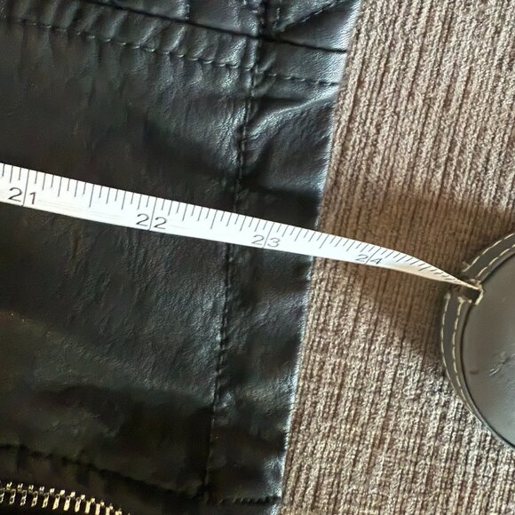 Lulus Black Vegan Leather Moto Jacket - Picture 9 of 14